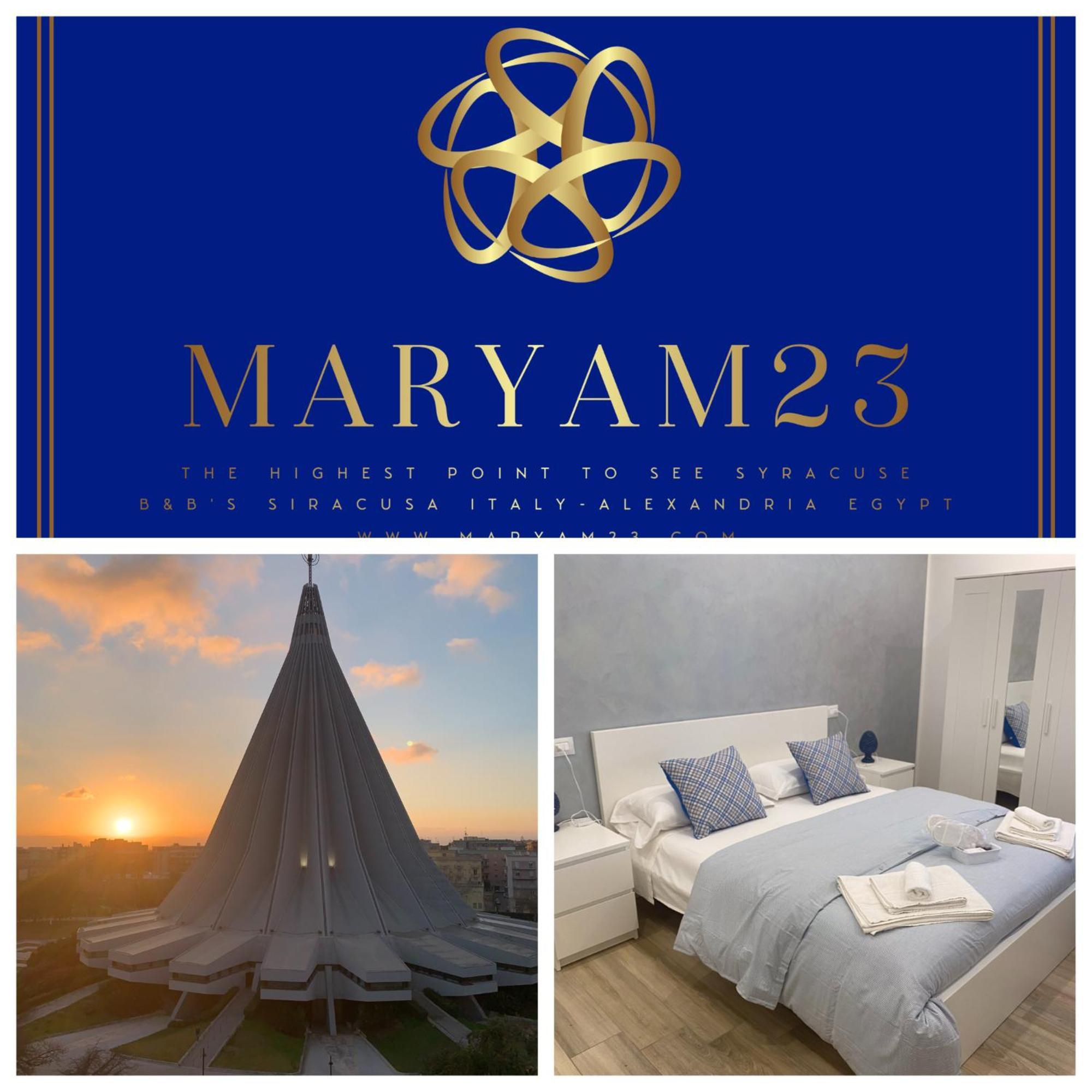 Bed and Breakfast Maryam23 Syrakus Exterior foto